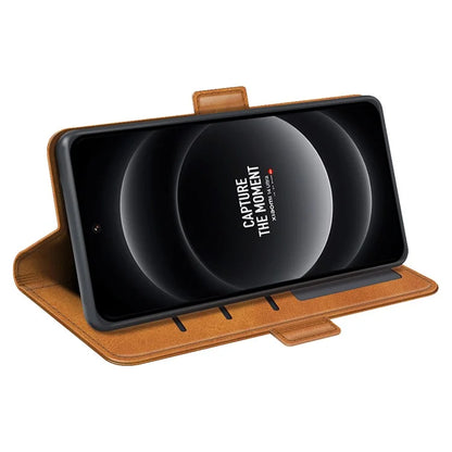 For Xiaomi 14 Ultra Phone Cover Magnetic Clasp Leather Phone Case with Wallet