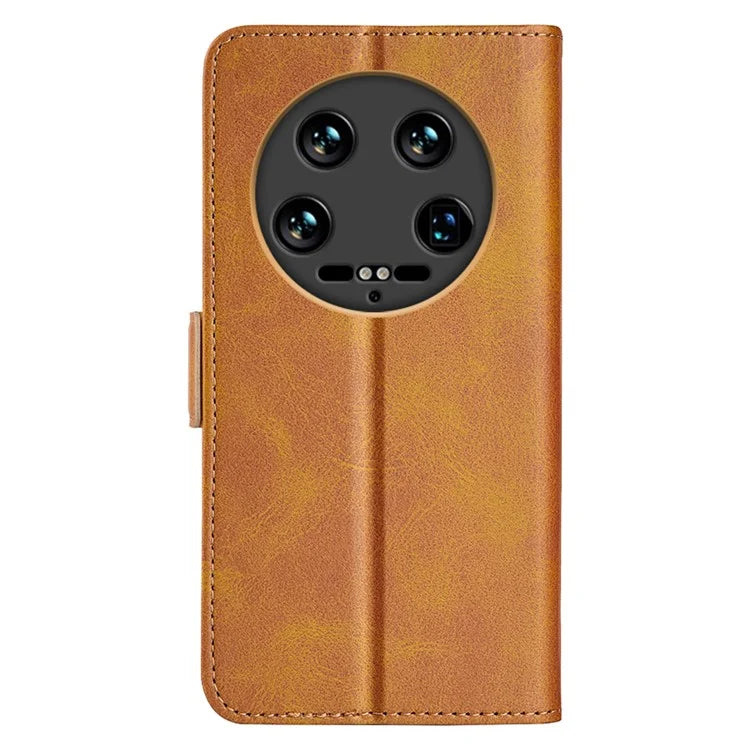 For Xiaomi 14 Ultra Phone Cover Magnetic Clasp Leather Phone Case with Wallet
