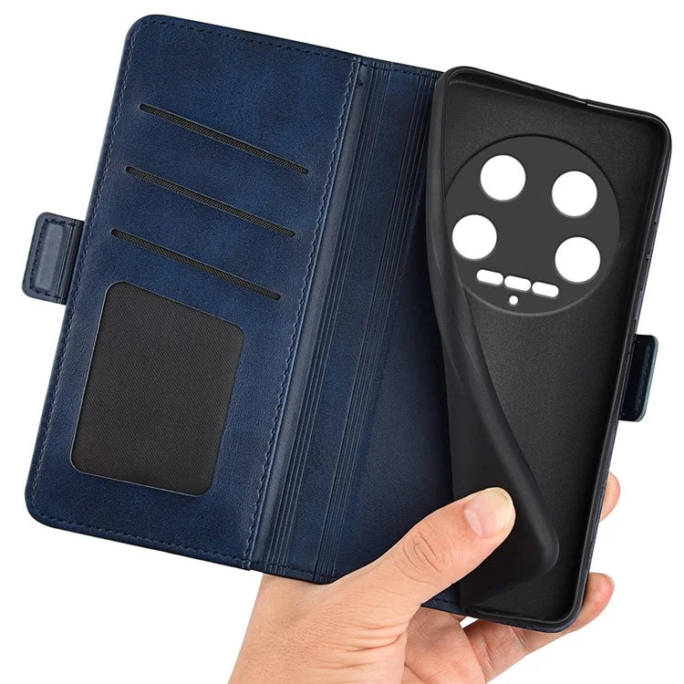 For Xiaomi 14 Ultra Phone Cover Magnetic Clasp Leather Phone Case with Wallet