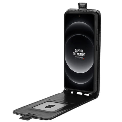 For Xiaomi 14 Ultra Case PU Leather Protective Vertical Flip Phone Cover with Card Holder