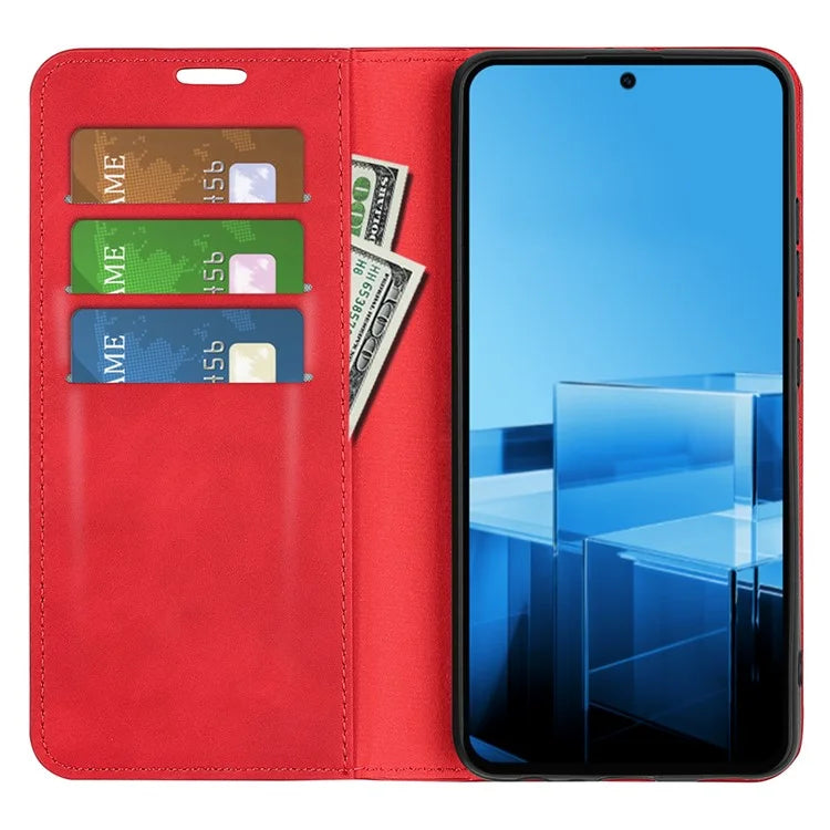 For Asus Zenfone 11 Ultra 5G Case Skin Touch Feeling PU Leather Stand Phone Cover