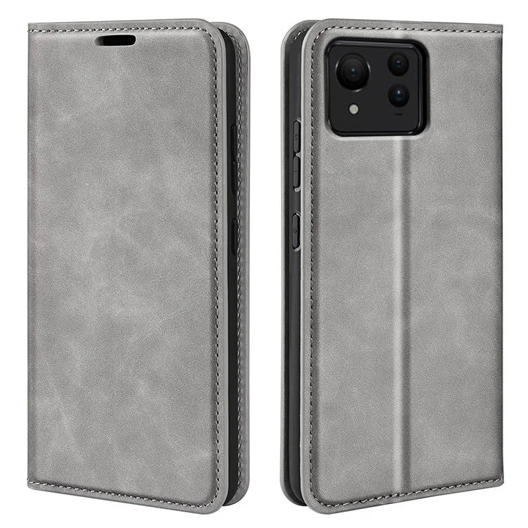 For Asus Zenfone 11 Ultra 5G Case Skin Touch Feeling PU Leather Stand Phone Cover