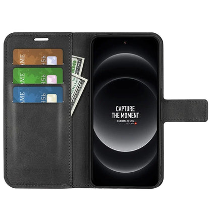 For Xiaomi 14 Ultra Case Calf Texture Leather Wallet Cell Phone Cover