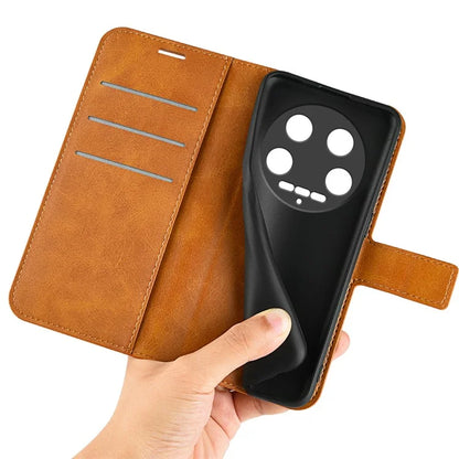 For Xiaomi 14 Ultra Case Calf Texture Leather Wallet Cell Phone Cover