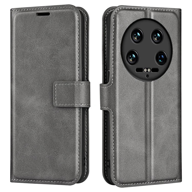 For Xiaomi 14 Ultra Case Calf Texture Leather Wallet Cell Phone Cover