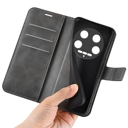 For Xiaomi 14 Ultra Case Calf Texture Leather Wallet Cell Phone Cover