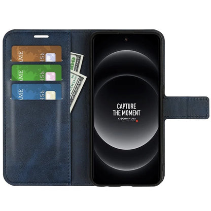 For Xiaomi 14 Ultra Case Calf Texture Leather Wallet Cell Phone Cover