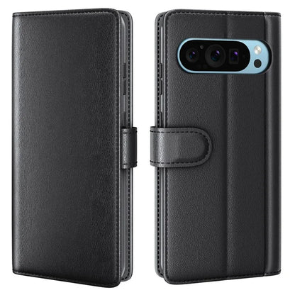 For Google Pixel 9 / Pixel 9 Pro Phone Case Shockproof Genuine Split Leather Cell Phone Cover