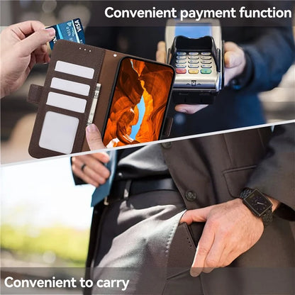 ABEEL For Samsung Galaxy A52 4G / A52s 5G / A52 5G Case RFID Blocking PU Leather Card Holder Phone Cover