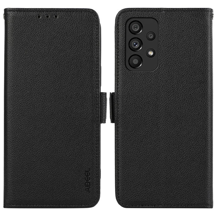 ABEEL For Samsung Galaxy A23 4G / A23 5G (Global Version) Case Anti-Scratch PU Leather RFID Blocking Phone Shell