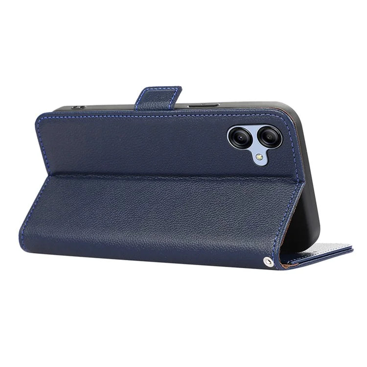 ABEEL For Samsung Galaxy A04 4G (164.4 x 76.3 x 9.1 mm) RFID Blocking Wallet Shell Phone Cover PU Leather Case