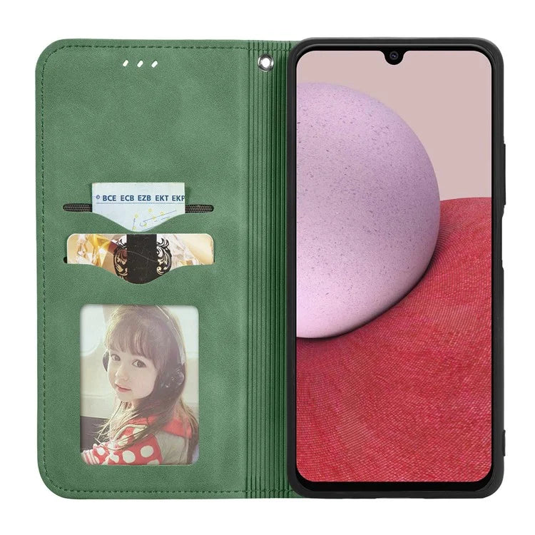 For Samsung Galaxy A14 4G / 5G Case Leather Stand Flip Magnetic Closure Phone Cover
