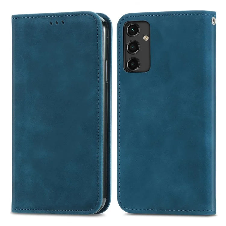For Samsung Galaxy A14 4G / 5G Case Leather Stand Flip Magnetic Closure Phone Cover