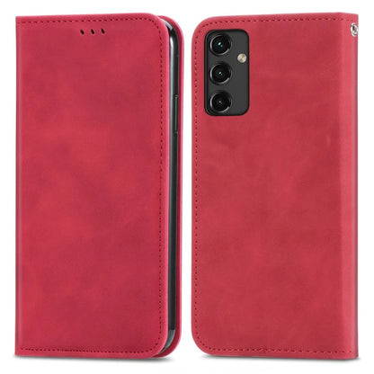 For Samsung Galaxy A14 4G / 5G Case Leather Stand Flip Magnetic Closure Phone Cover