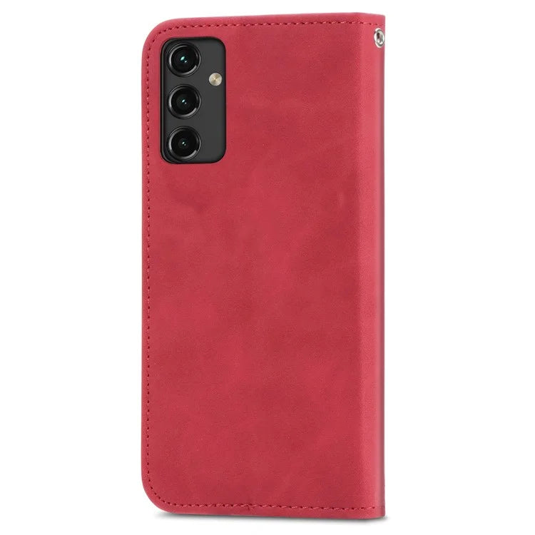 For Samsung Galaxy A14 4G / 5G Case Leather Stand Flip Magnetic Closure Phone Cover
