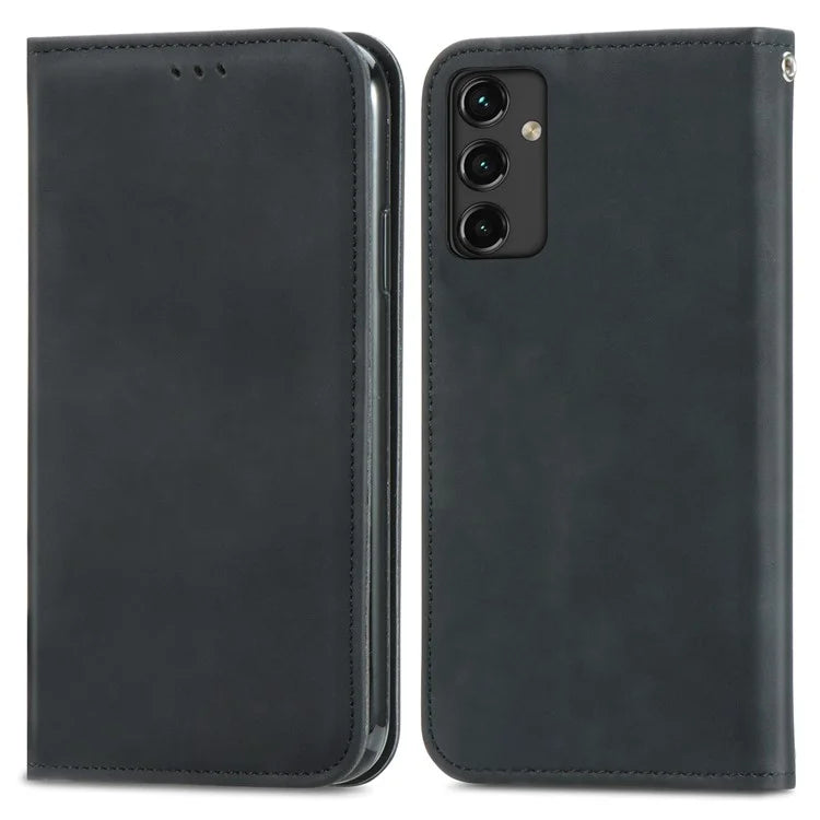 For Samsung Galaxy A14 4G / 5G Case Leather Stand Flip Magnetic Closure Phone Cover
