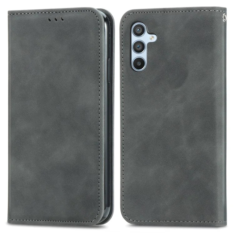 For Samsung Galaxy A54 5G Case Skin-touch Leather Magnetic Adsorption Flip Phone Cover