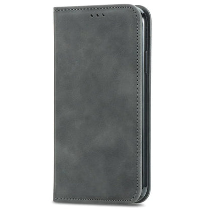 For Samsung Galaxy A54 5G Case Skin-touch Leather Magnetic Adsorption Flip Phone Cover
