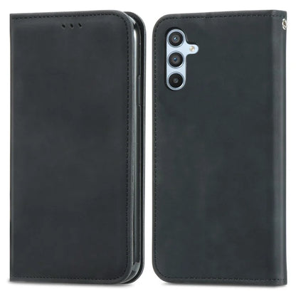 For Samsung Galaxy A54 5G Case Skin-touch Leather Magnetic Adsorption Flip Phone Cover