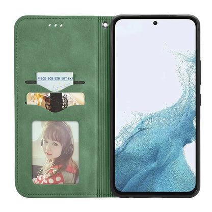 For Samsung Galaxy A54 5G Case Skin-touch Leather Magnetic Adsorption Flip Phone Cover