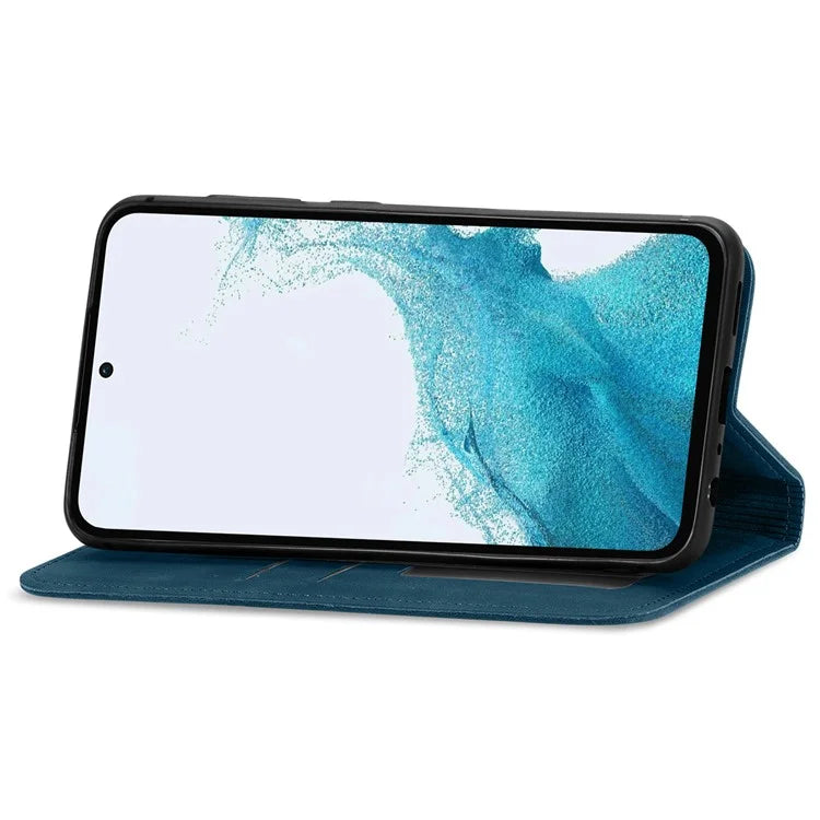 For Samsung Galaxy A54 5G Case Skin-touch Leather Magnetic Adsorption Flip Phone Cover