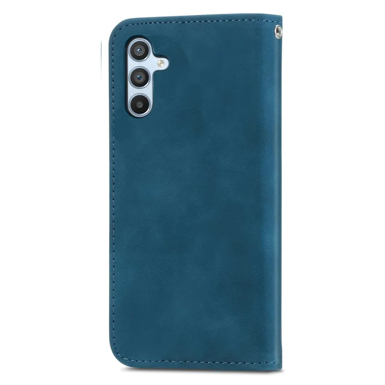For Samsung Galaxy A54 5G Case Skin-touch Leather Magnetic Adsorption Flip Phone Cover