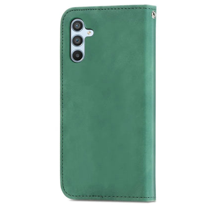 For Samsung Galaxy A55 5G Case Card Slots Skin-touch Leather Flip Phone Cover
