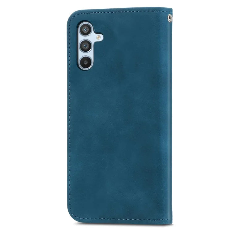 For Samsung Galaxy A55 5G Case Card Slots Skin-touch Leather Flip Phone Cover
