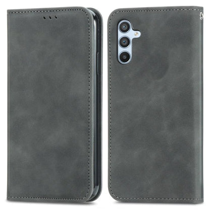For Samsung Galaxy A55 5G Case Card Slots Skin-touch Leather Flip Phone Cover