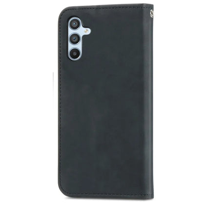 For Samsung Galaxy A55 5G Case Card Slots Skin-touch Leather Flip Phone Cover