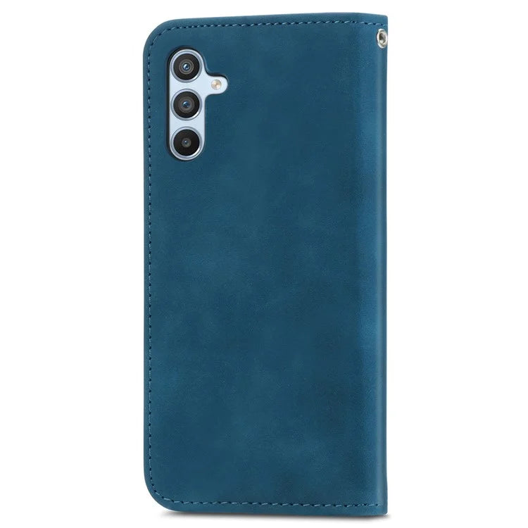 For Samsung Galaxy A05s 4G Case Skin Touch Feeling Magnetic Closing PU Leather Stand Phone Cover