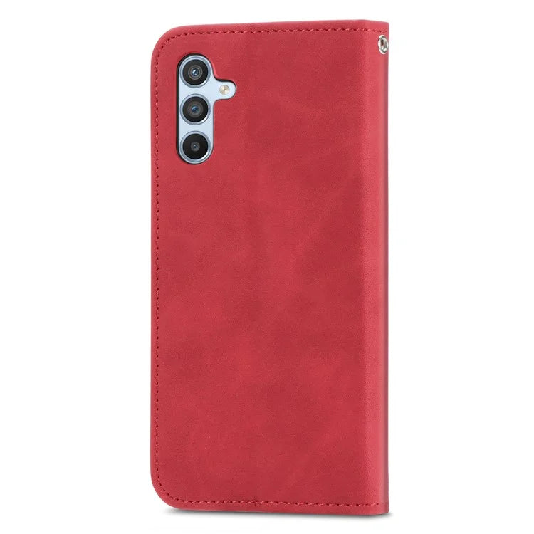 For Samsung Galaxy A05s 4G Case Skin Touch Feeling Magnetic Closing PU Leather Stand Phone Cover