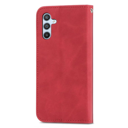 For Samsung Galaxy A05s 4G Case Skin Touch Feeling Magnetic Closing PU Leather Stand Phone Cover