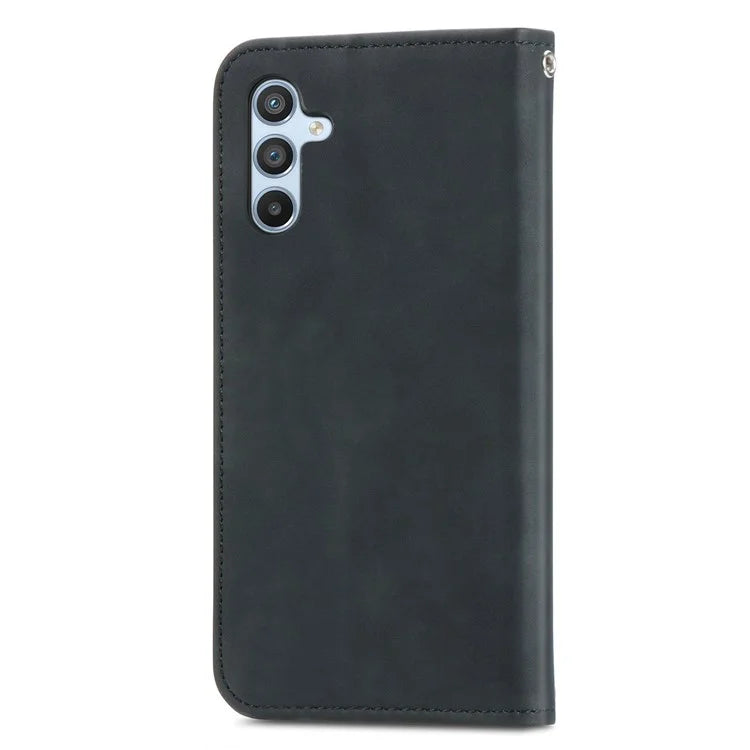 For Samsung Galaxy A05s 4G Case Skin Touch Feeling Magnetic Closing PU Leather Stand Phone Cover