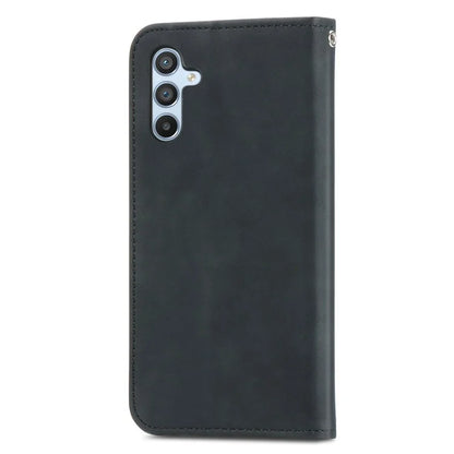 For Samsung Galaxy A05s 4G Case Skin Touch Feeling Magnetic Closing PU Leather Stand Phone Cover