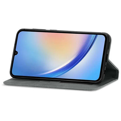 For Samsung Galaxy A05s 4G Case Skin Touch Feeling Magnetic Closing PU Leather Stand Phone Cover