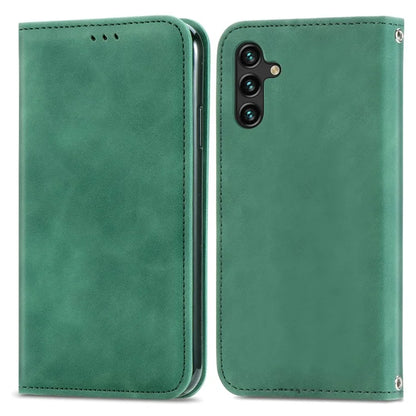 For Samsung Galaxy A13 5G / A04s 4G (164.7 x 76.7 x 9.1 mm) Cell Phone Case Skin-Touch Magnetic Phone Stand Cover