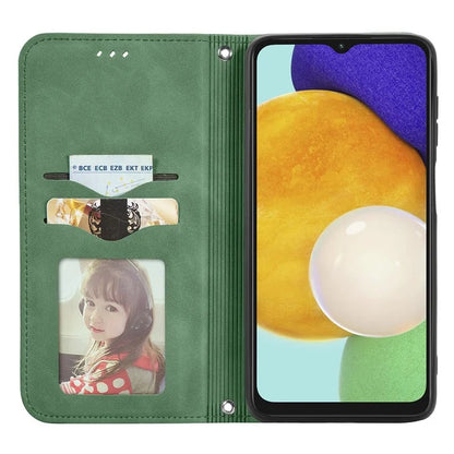 For Samsung Galaxy A13 5G / A04s 4G (164.7 x 76.7 x 9.1 mm) Cell Phone Case Skin-Touch Magnetic Phone Stand Cover