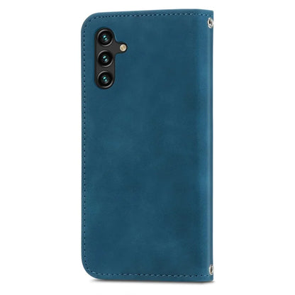 For Samsung Galaxy A13 5G / A04s 4G (164.7 x 76.7 x 9.1 mm) Cell Phone Case Skin-Touch Magnetic Phone Stand Cover