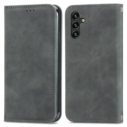 For Samsung Galaxy A13 5G / A04s 4G (164.7 x 76.7 x 9.1 mm) Cell Phone Case Skin-Touch Magnetic Phone Stand Cover