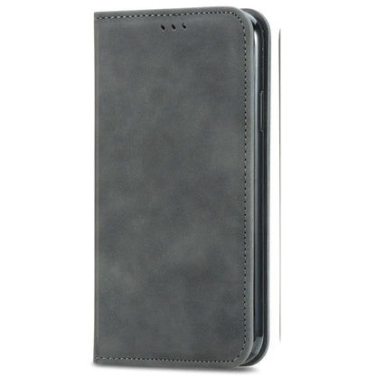 For Samsung Galaxy A13 5G / A04s 4G (164.7 x 76.7 x 9.1 mm) Cell Phone Case Skin-Touch Magnetic Phone Stand Cover
