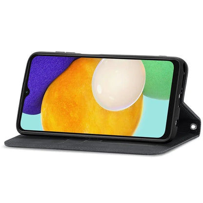 For Samsung Galaxy A13 5G / A04s 4G (164.7 x 76.7 x 9.1 mm) Cell Phone Case Skin-Touch Magnetic Phone Stand Cover