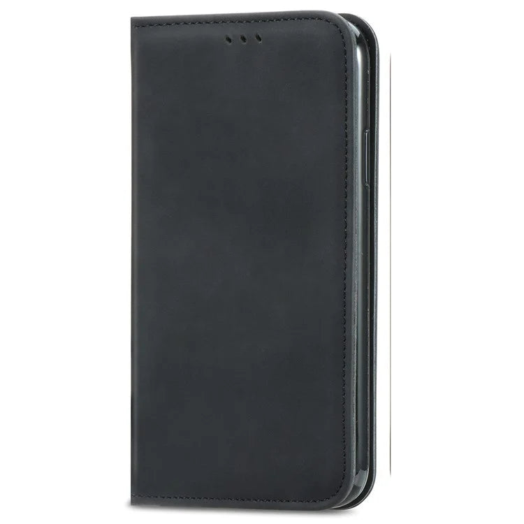 For Samsung Galaxy A13 5G / A04s 4G (164.7 x 76.7 x 9.1 mm) Cell Phone Case Skin-Touch Magnetic Phone Stand Cover