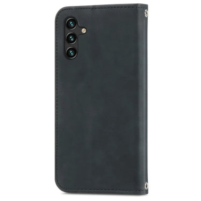 For Samsung Galaxy A13 5G / A04s 4G (164.7 x 76.7 x 9.1 mm) Cell Phone Case Skin-Touch Magnetic Phone Stand Cover