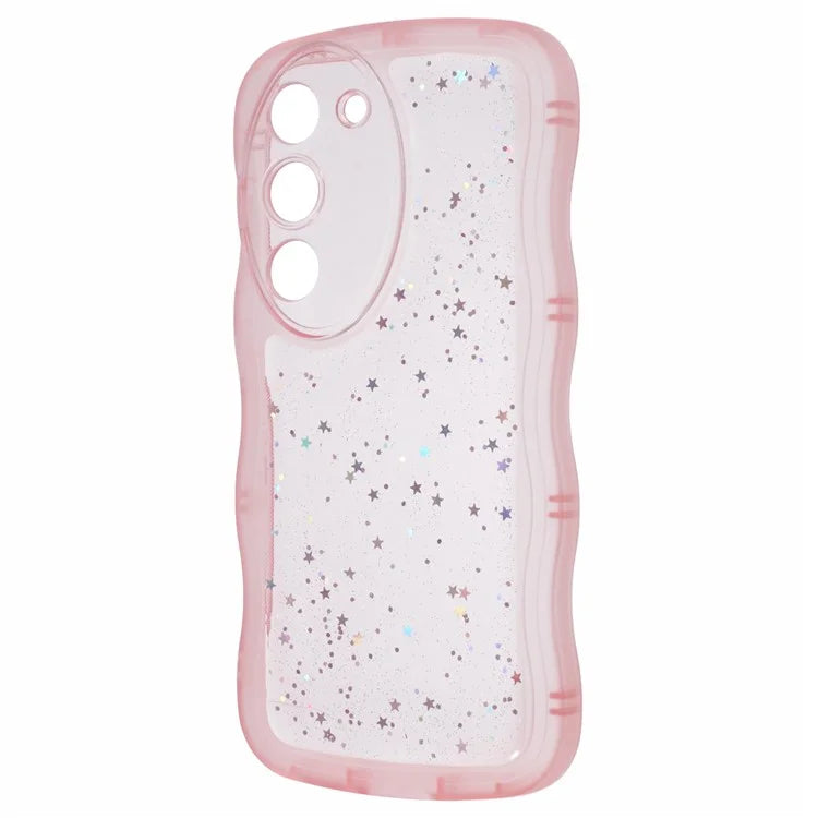 JTW Series for Samsung Galaxy S23 TPU Case Wavy Edge Epoxy Anti-Drop Phone Cover