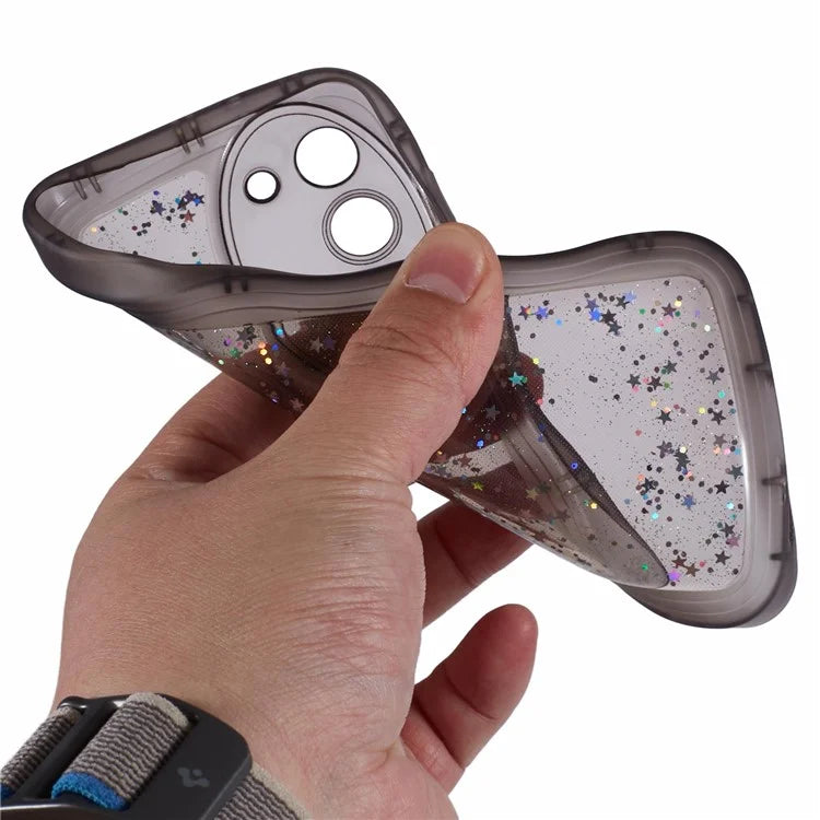 JTW Series for Samsung Galaxy S23 TPU Case Wavy Edge Epoxy Anti-Drop Phone Cover