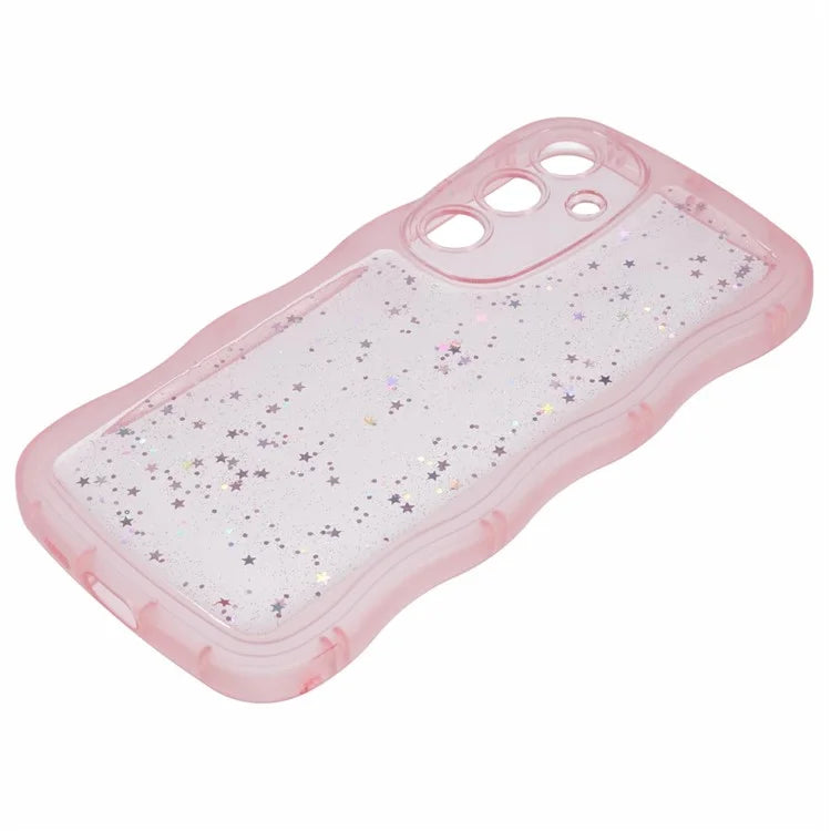 JTW Series for Samsung Galaxy S24 Case Wavy Edge Epoxy TPU Phone Cover