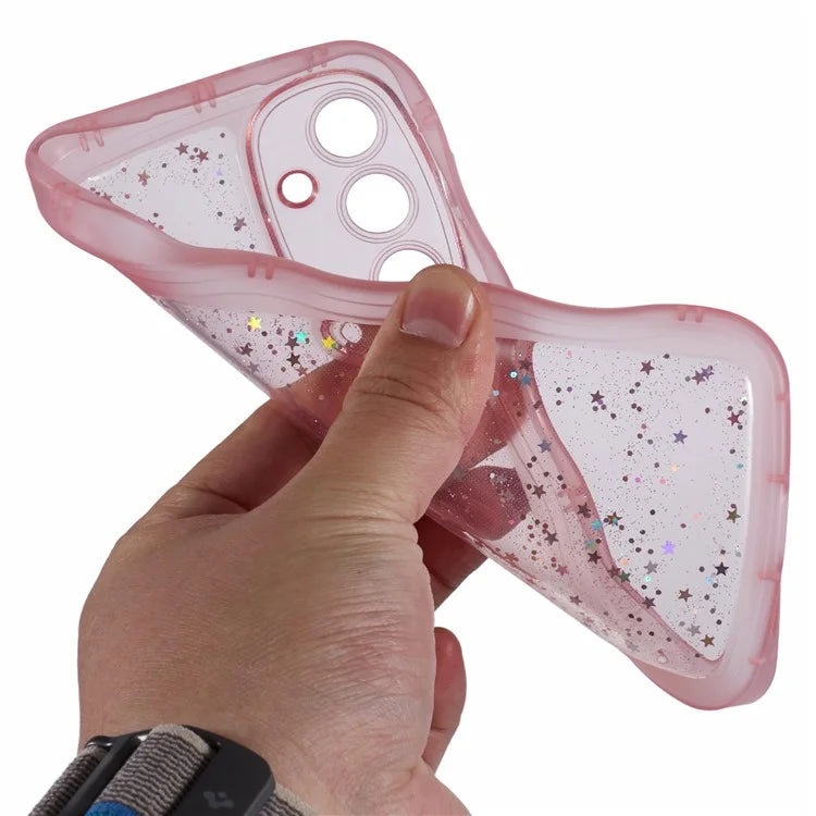 JTW Series for Samsung Galaxy S24 Case Wavy Edge Epoxy TPU Phone Cover