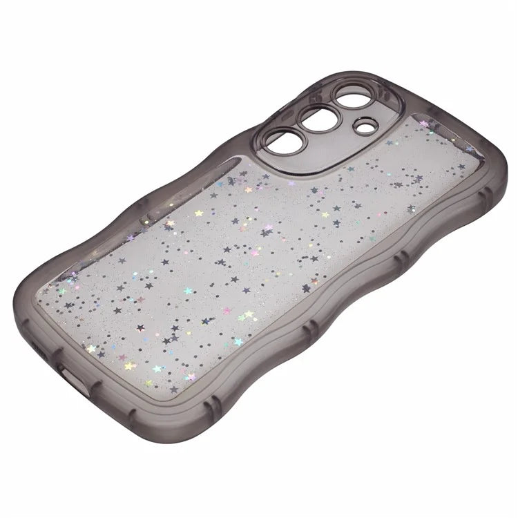 JTW Series for Samsung Galaxy S24 Case Wavy Edge Epoxy TPU Phone Cover