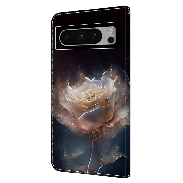 For Google Pixel 9 Pro XL Case Pattern Printing Leather Flip Phone Cover